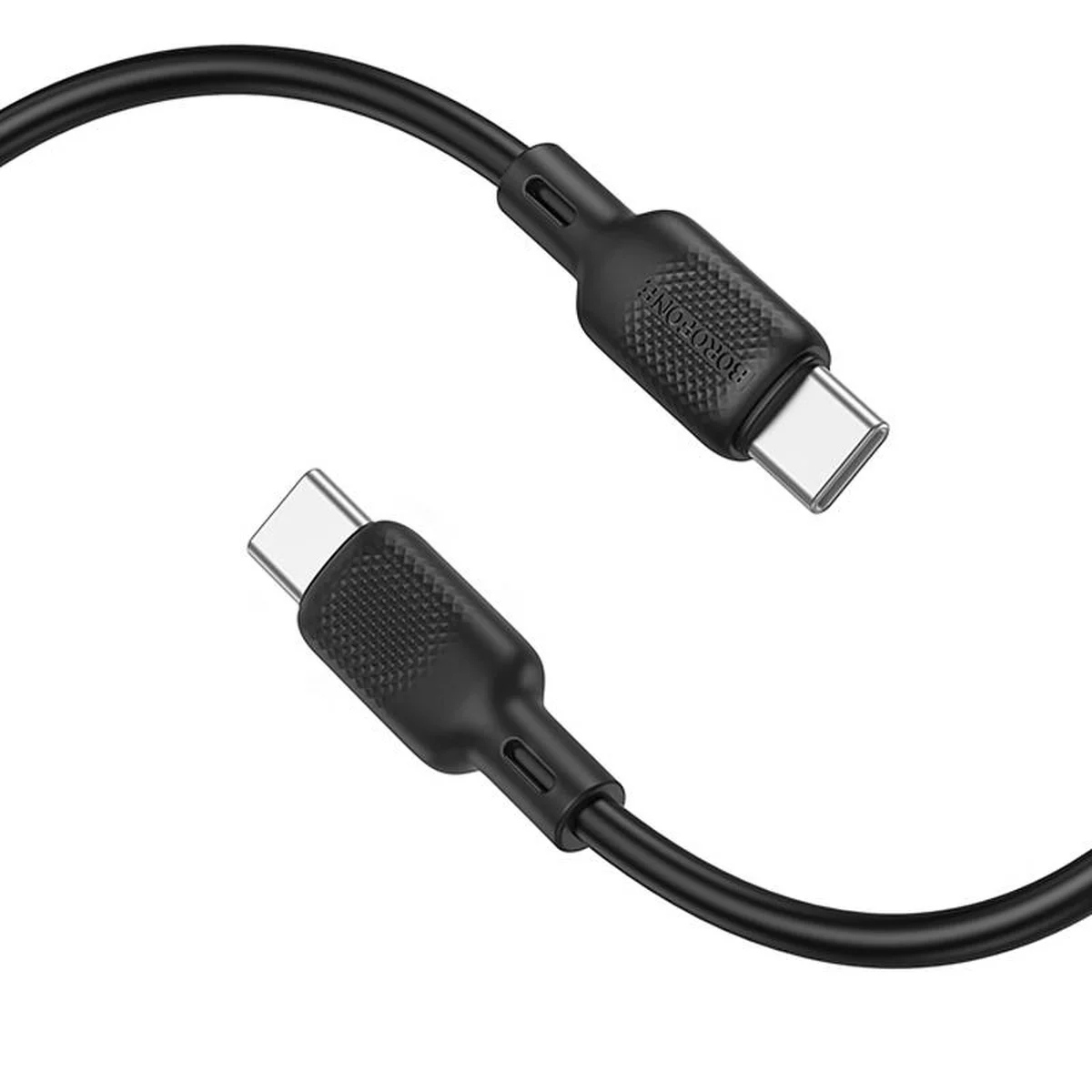 Дата кабель Borofone BX113 Lenny Type-C to Type-C 60W (2m) Black