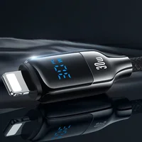 Дата кабель Usams US-SJ741 Digital Display HX Ser. Type-C to Lightning 30W (1.2m) Tarnish