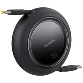Дата кабель Baseus Free2Pull Mini Retractable Type-C to Type-C 100W (2m) (P10364500113) Cluster Black