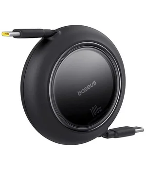Дата кабель Baseus Free2Pull Mini Retractable Type-C to Type-C 100W (2m) (P10364500113) Cluster Black