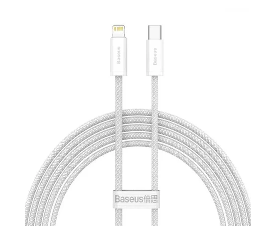 Дата кабель Baseus Dynamic Series Type-C to Lightning 20W (2m) (CALD0001) White