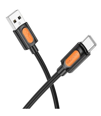 Дата кабель Borofone BX114 Structure USB to Type-C 3A (1m) Black