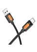 Дата кабель Borofone BX114 Structure USB to Type-C 3A (1m) Black