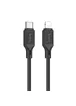 Дата кабель Hoco X90 Cool silicone Type-C to Lightning 20W (1m) Black