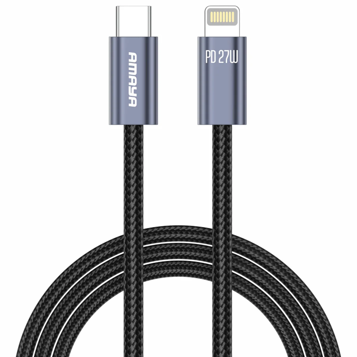 Дата кабель Amaya 62CL Type-C to Lightning 27W (2m) Gray