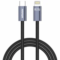 Дата кабель Amaya 62CL Type-C to Lightning 27W (2m) Gray