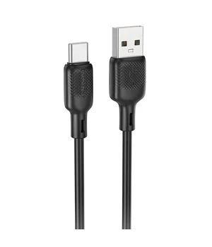 Дата кабель Borofone BX113 Lenny USB to Type-C 3A (2m) Black
