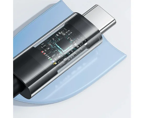 Дата кабель Baseus Gem Fast Charging USB Type-C 100W (2m) (P10373002111) Cluster Black