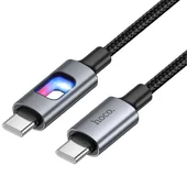 Дата кабель Hoco U144 New Type-C to Type-C 60W (1.2m) Black