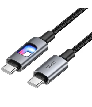 Дата кабель Hoco U144 New Type-C to Type-C 60W (1.2m) Black