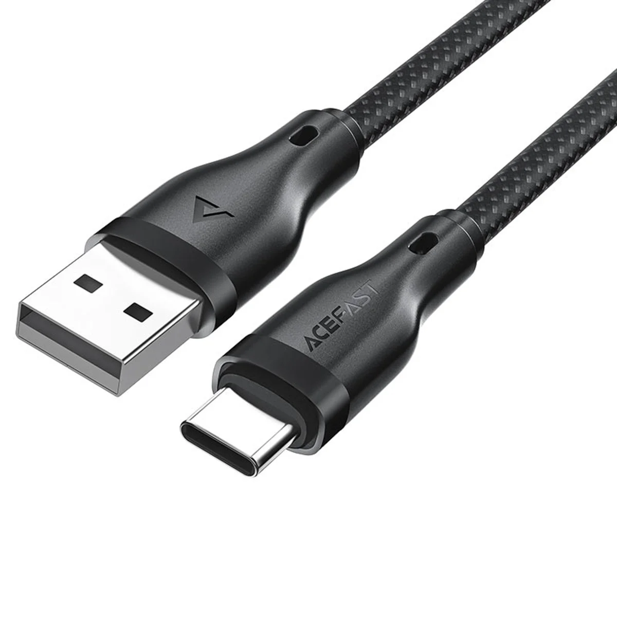 Дата кабель Acefast C8-04 USB to Type-C 3A (1.2m) Black
