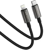 Дата кабель Acefast C23-01 Type-C to Lightning 30W (1.2m) Black