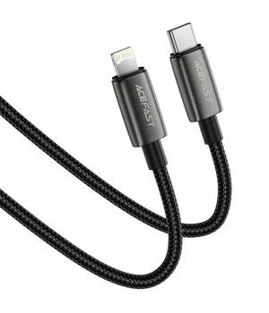 Дата кабель Acefast C23-01 Type-C to Lightning 30W (1.2m) Black