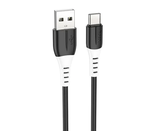 Дата кабель Hoco X82 Silicone USB to Type-C (1m) Black