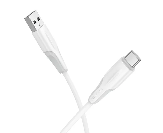 Дата кабель Borofone BX119 New USB to Type-C 3A (1m) White