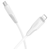Дата кабель Borofone BX119 New Type-C to Type-C 60W (1m) White