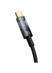 Дата кабель Baseus Explorer with Auto Shutdown Type-C to Type-C 100W (1m) (P103197031) Cluster Black