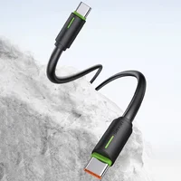 Дата кабель Usams US-SJ734 Bicolor Charging YR Ser. Type-C to Type-C 60W (1m) Black