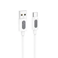 Дата кабель Borofone BX114 Structure USB to Type-C 3A (1m) White