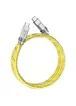 Дата кабель Hoco U113 Solid 100W Type-C to Type-C (1m) Gold