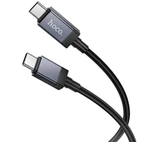 Дата кабель Hoco X118 Generous with display Type-C to Type-C 60W (1m) Black