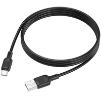 Дата кабель Borofone BX113 Lenny USB to Type-C 3A (1m) Black