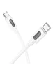 Дата кабель Borofone BX114 Structure Type-C to Type-C 60W (1m) White