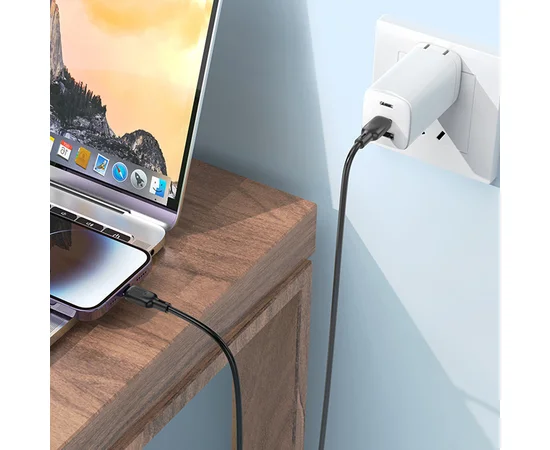 Дата кабель Borofone BX113 Lenny Type-C to Lightning 27W (3m) Black