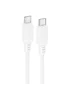 Дата кабель Borofone BX115 Lotto Type-C to Type-C 60W (1m) White