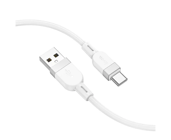 Дата кабель Hoco X109 Energy Silicone USB to Type-C (1m) White