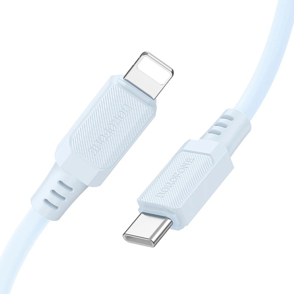 Дата кабель Borofone BX115 Lotto Type-C to Lightning 27W (1m) Blue