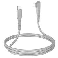 Дата кабель Borofone BX105 Corriente Type-C to Lightning (1m) Gray