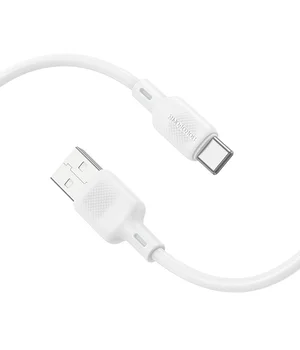 Дата кабель Borofone BX113 Lenny USB to Type-C 3A (1m) White