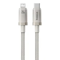 Дата кабель Baseus Titanium Alloy Fast Charging Type-C to Lightning 20W (1m) (P10378101) Galaxy Titanium Gold