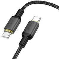 Дата кабель Hoco X128 Benefit Type-C to Type-C 60W (1m) Black