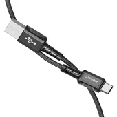 Дата кабель Acefast C1-04 USB to Type-C 3A (1.2m) Black