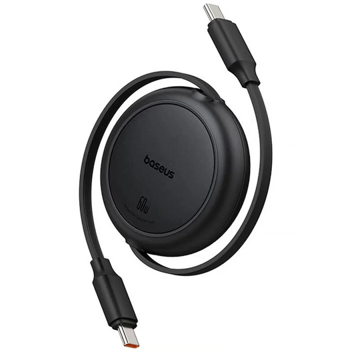Дата кабель Baseus Free2Pull Mini Retractable Type-C to Type-C 60W (1m) (P10364500) Cluster Black