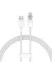 Дата кабель Baseus Explorer USB to Type-C 100W with Smart Temperature Control (1m) (CATS01040) White