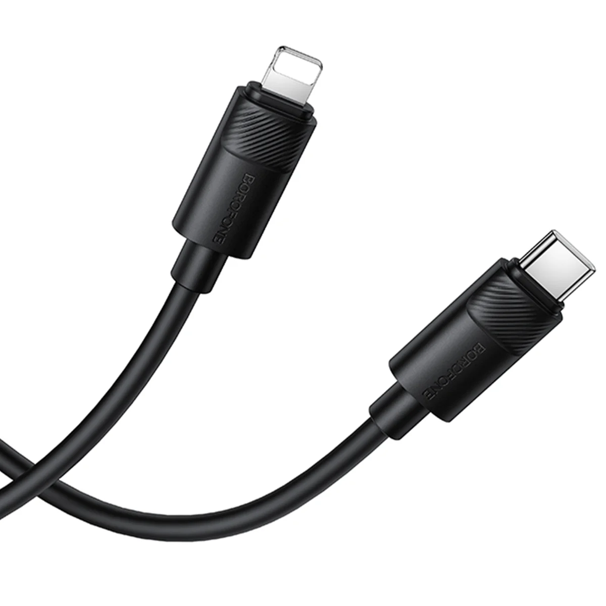 Дата кабель Borofone BX123 Leya Type-C to Lightning 30W (1m) Black