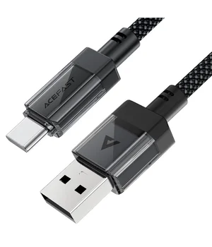 Дата кабель Acefast C12-04 USB-Type-C 3A (1.2m) Black