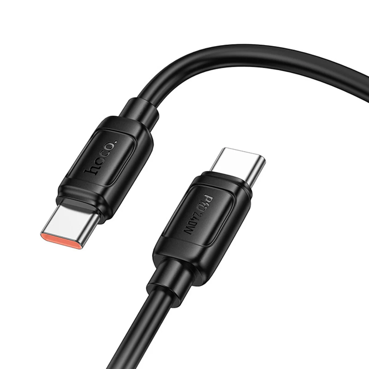 Дата кабель Hoco X115 Surpass Type-C to Type-C 240W (1m) Black