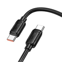 Дата кабель Hoco X115 Surpass Type-C to Type-C 240W (1m) Black