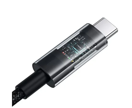 Дата кабель Baseus Gem Fast Charging Type-C to Type-C 100W (2m) (P10373000111-01) Cluster Black