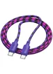 Дата кабель Hoco X116 Meridian Type-C to Type-C 60W (1m) Gradient Purple Mix