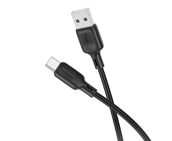 Дата кабель Borofone BX113 Lenny USB to Type-C 3A (3m) Black