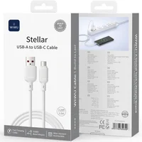 Дата кабель WIWU C088 Stellar USB to Type-C 2.1A (1m) White