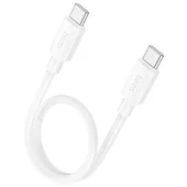 Дата кабель Hoco X96 Hyper Type-C to Type-C 60W (0.25m) White