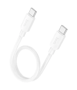 Дата кабель Hoco X96 Hyper Type-C to Type-C 60W (0.25m) White