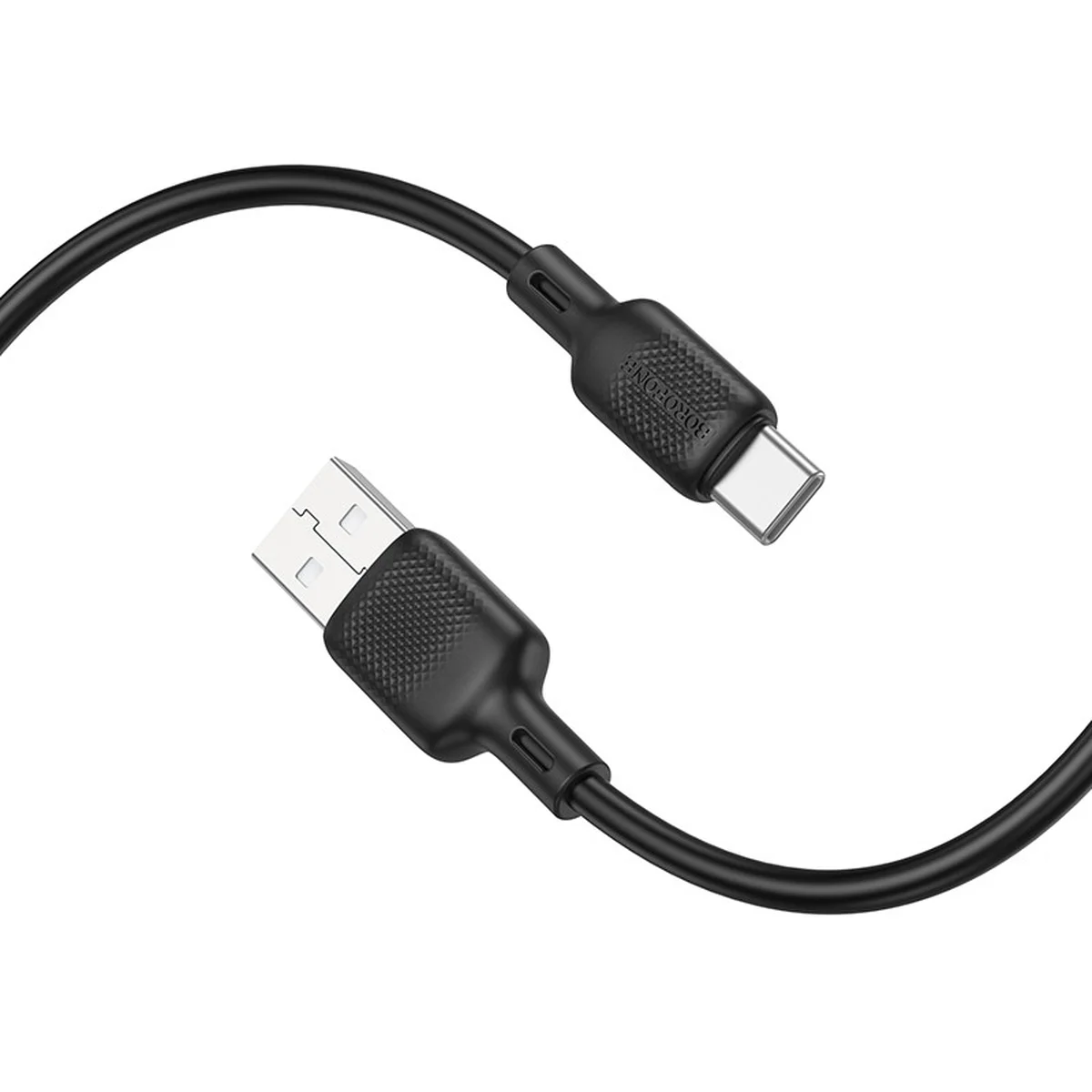 Дата кабель Borofone BX113 Lenny USB to Type-C 3A (2m) Black