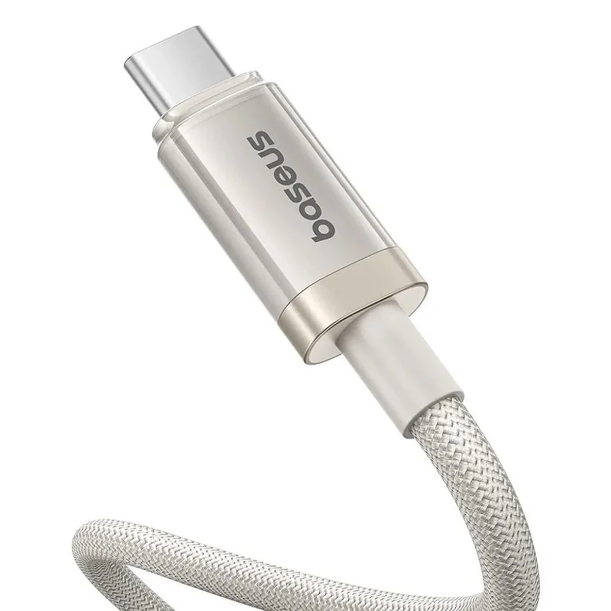 Дата кабель Baseus Titanium Alloy Fast Charging Type-C to Lightning 20W (1m) (P10378101) Galaxy Titanium Gold